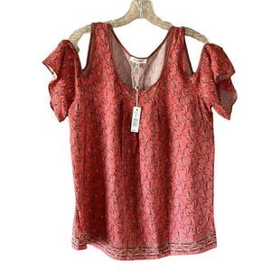 NEW Max Studio Cold Shoulder Shirt